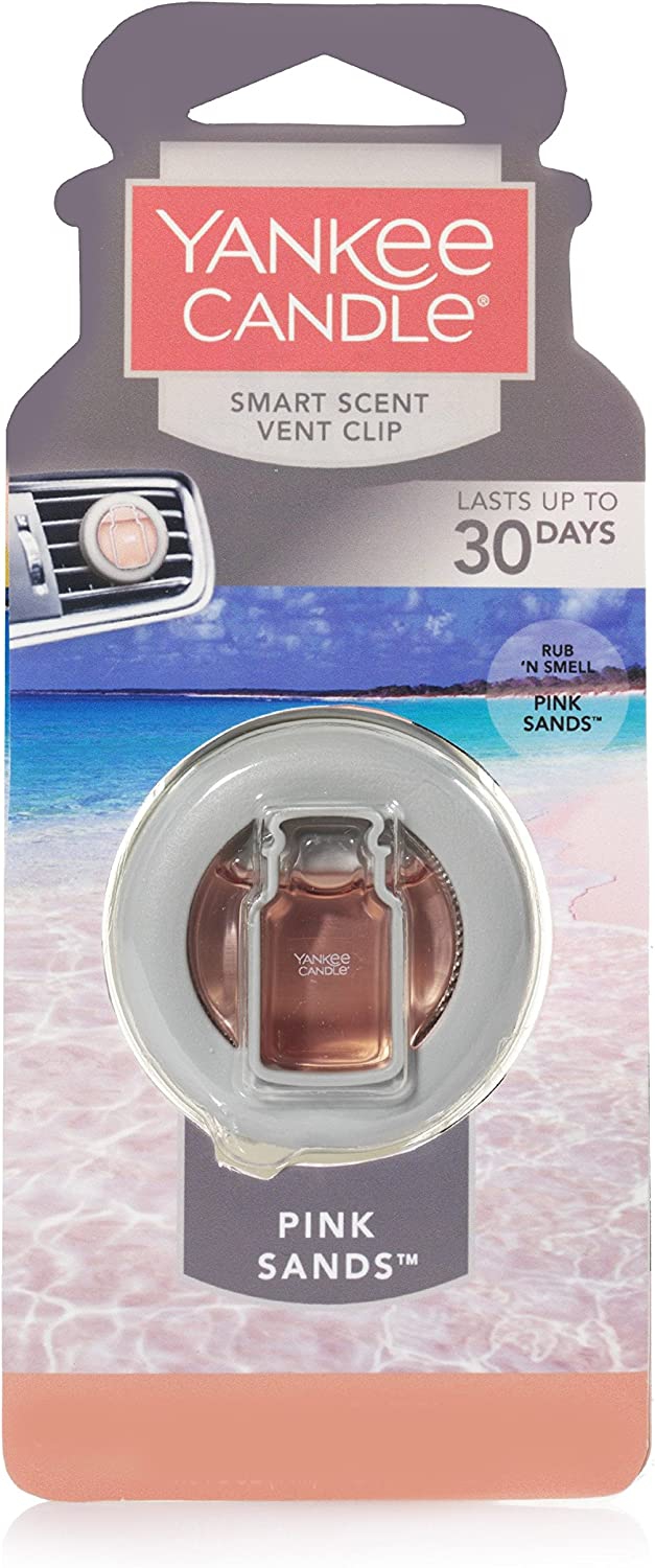 Smart Scent Vent Clip Yankee Leather Car Air Freshener Yankee