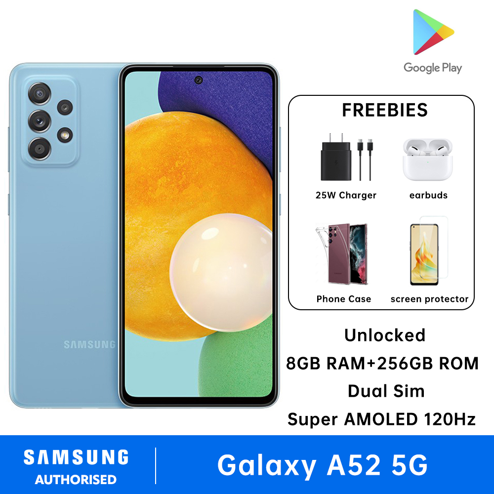 Samsung Galaxy A52 5G Smartphone Dual Sim 8GB RAM + 256GB ROM Support MicroSDXC Factory Unlocked Super AMOLED 120Hz Long Battery Life Cell Phone - Image 4