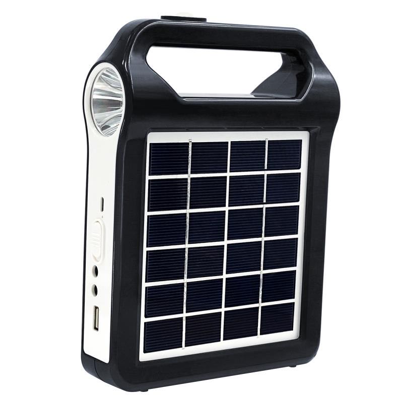 Portable Solar Panel Solar Generator System USB Port With Lamp Lighting  Q H 