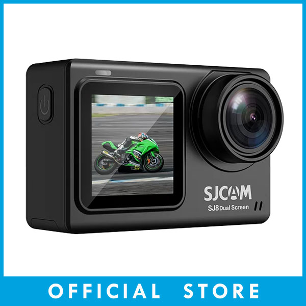 SJCAM SJ8 Dual Screen 4K HD/60fps 16MP EIS Stabilization Star Night Vision WIFI 2.33″ Touch Control Display 140.5° FOV with Distortion Correction Time-lapse Car Mode Loop Recording Motion detection Action Camera with Waterproof Case and Accessories