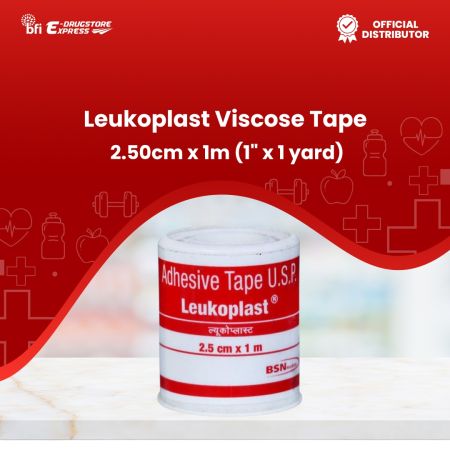 Leukoplast Medical Tape (2.50cm x 1m) by BFI E