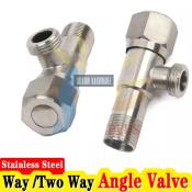 Best Stainless Steel 304 Two Way Angle Valve, 1/2" COD