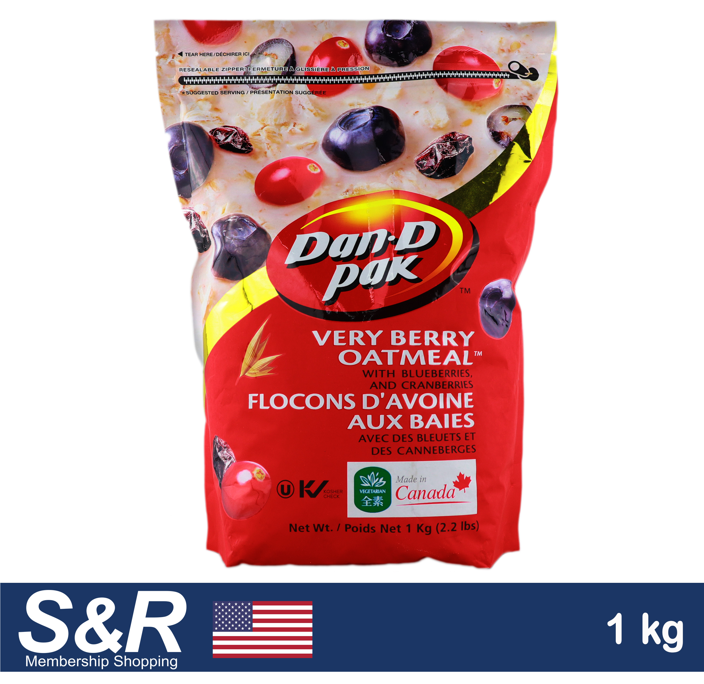 Dan-D Pak Very Berry Oatmeal 1 Kg