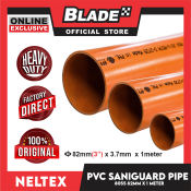 Neltex PVC Saniguard Pipe 82mm  x 1meter