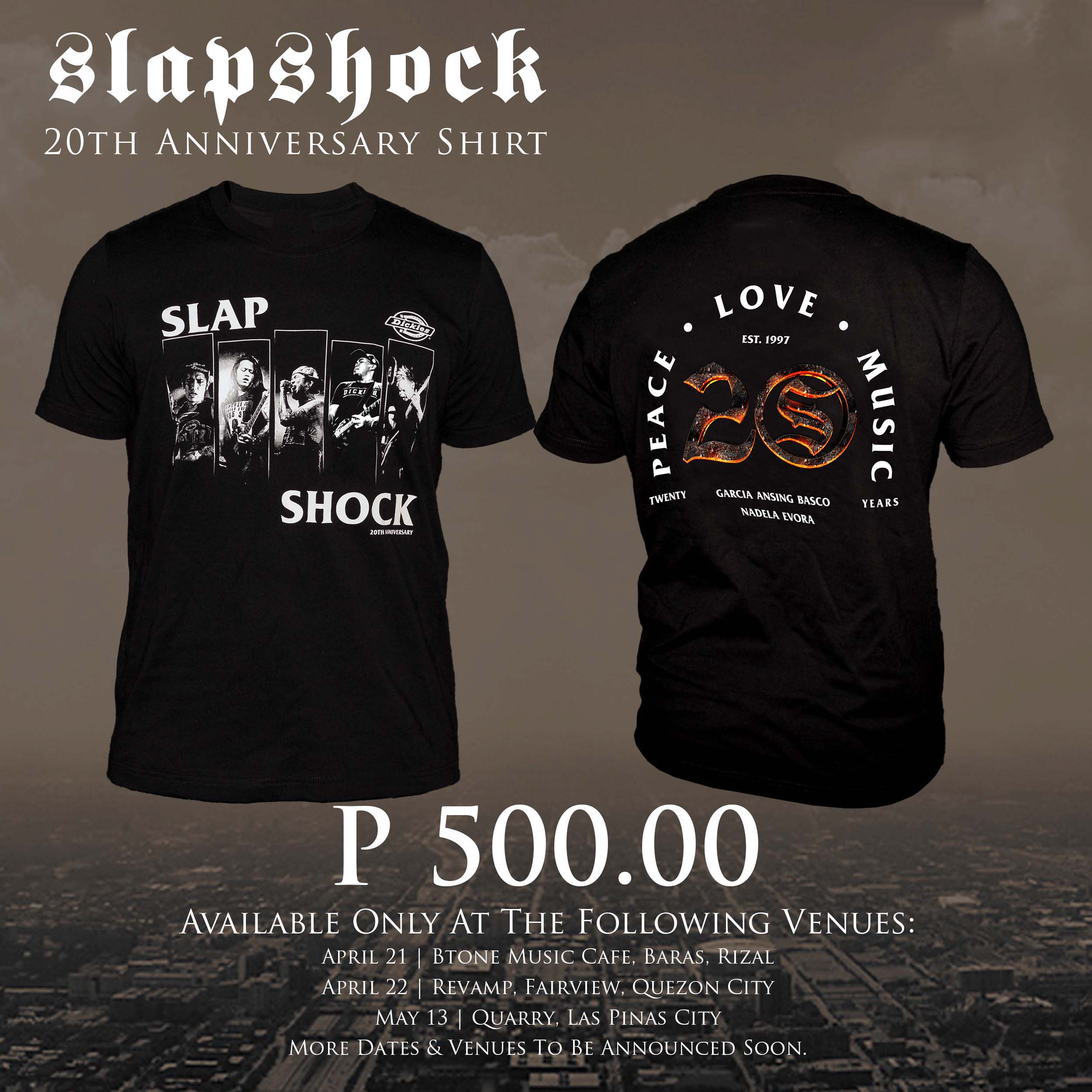 slapshock 20th anniversary shirt lazada ph slapshock 20th anniversary shirt