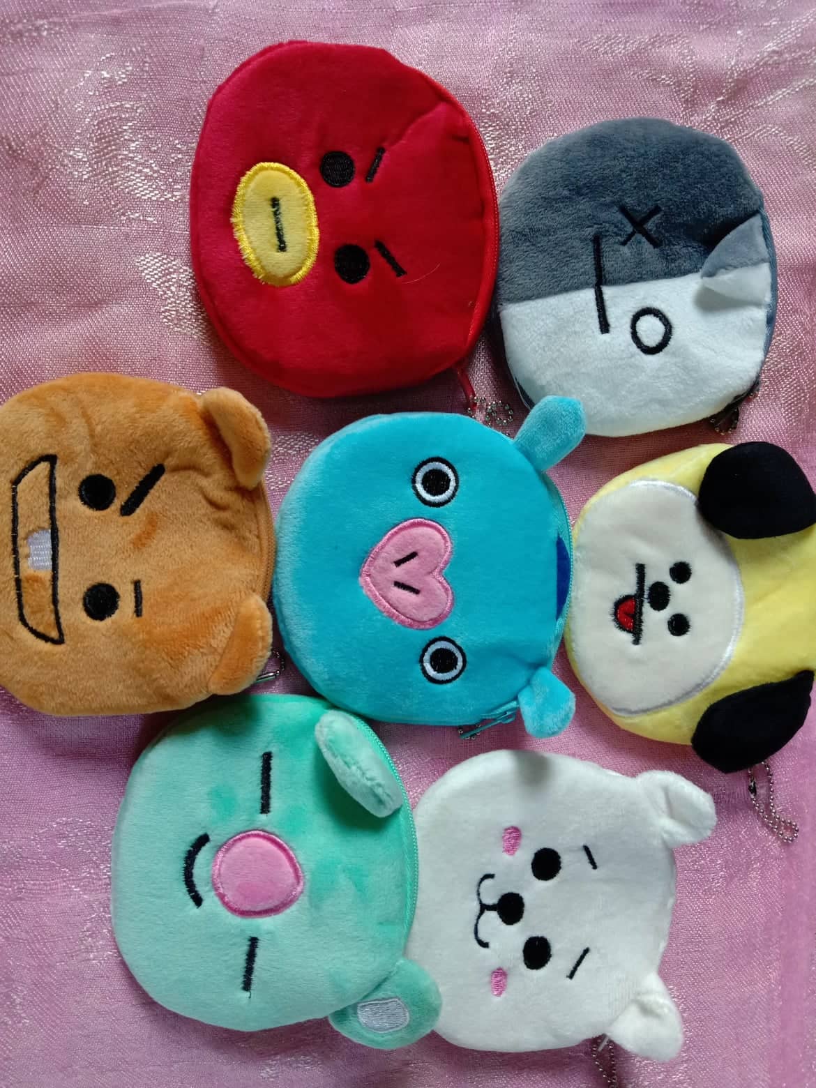 bts plush characters