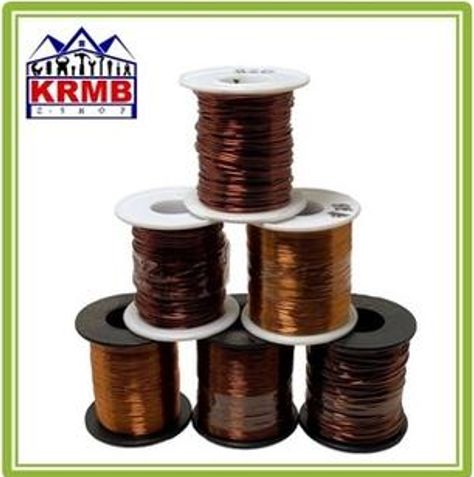 2pcs copper magnet wire, 50g enameled copper coil, polished , flexible cable for