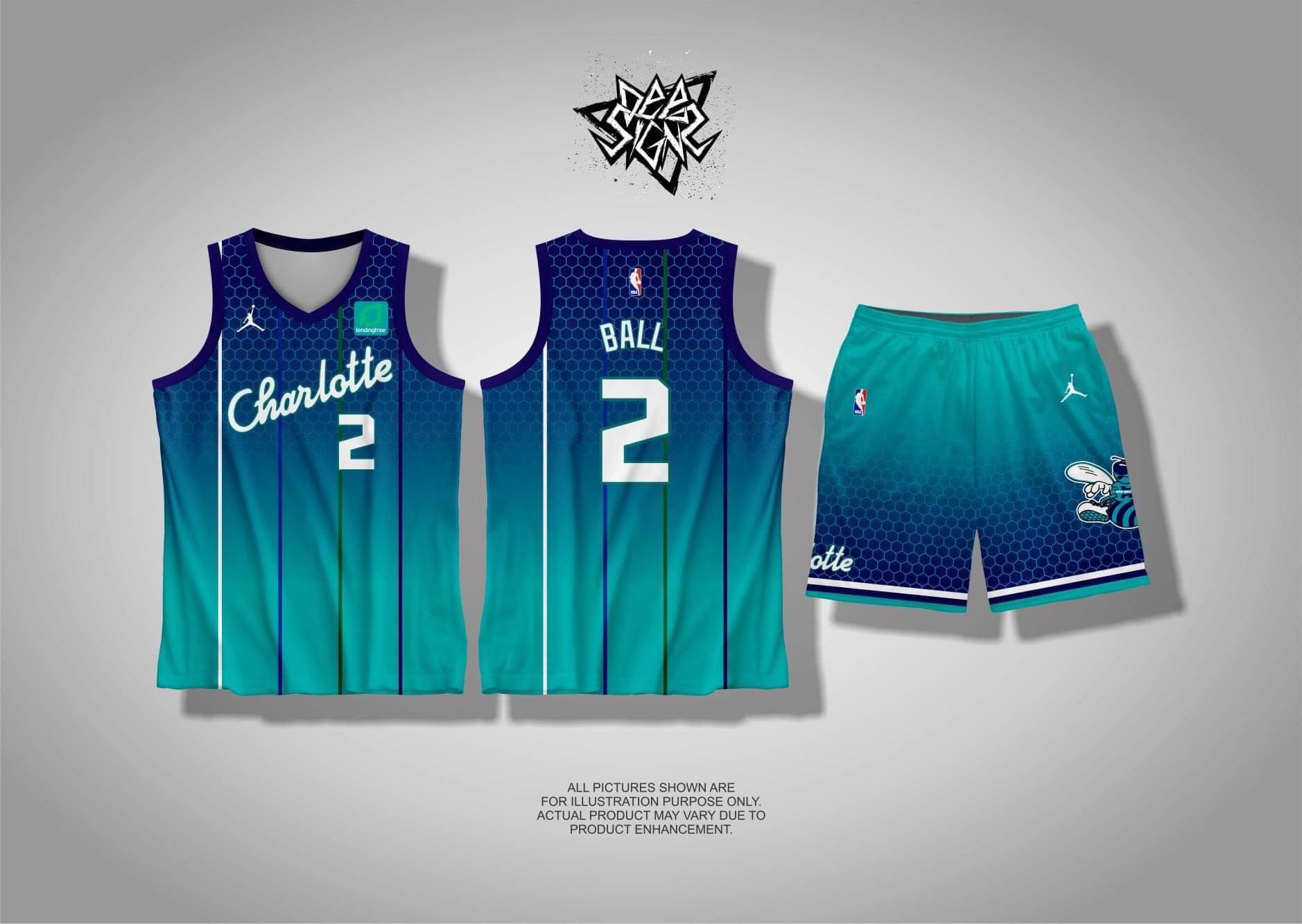 2022 CHARLLOTE HORNETS x HG CONCEPT JERSEY
