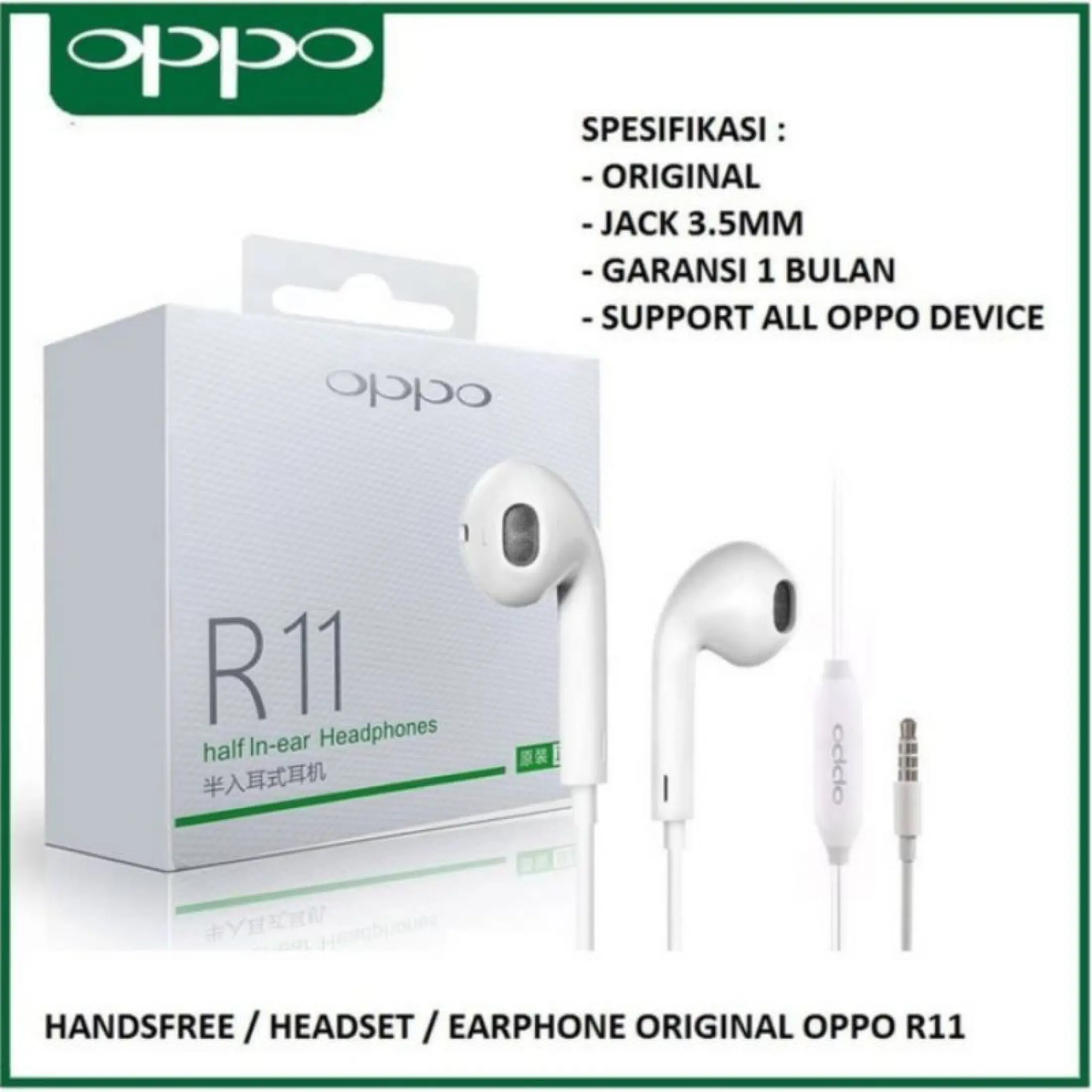 headset oppo a52