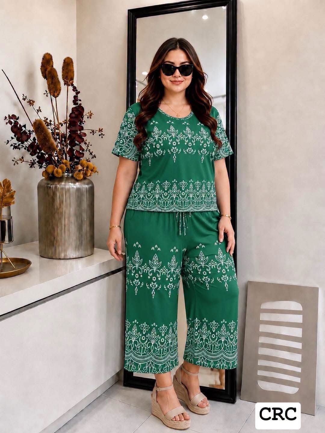 TERNO TSHIRT BOHO PANTS FOR WOMEN UP TO 2XL