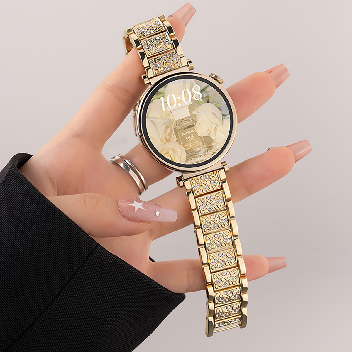 20mm/22mm Diamond Metal Strap for Huawei Watch GT3 GT4 46mm 41mm 3 4 Pro Wristbands Fashion band Presyo  269 Piso*Libreng Shipping