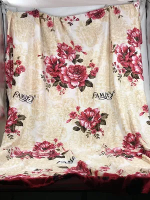 Lucy288 Cartoon/Floral Character Microfiber Fleece Blanket Flannel Kumot 55*77inch Single Size (8)