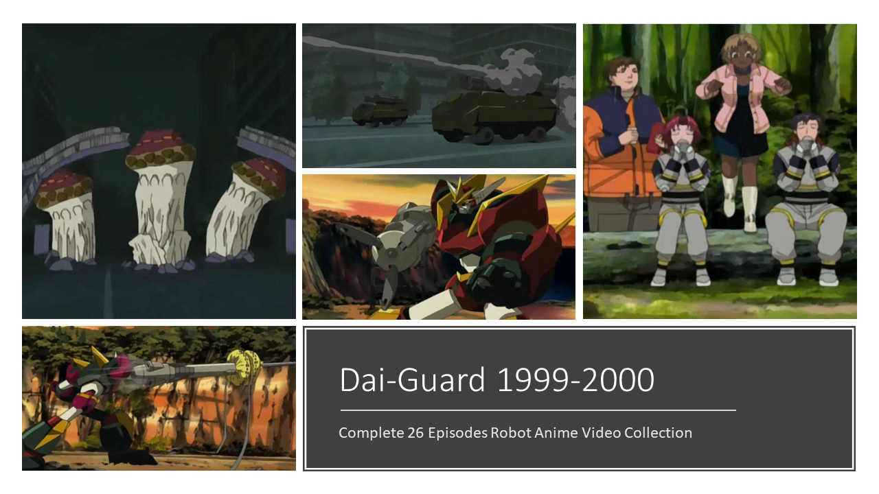 Dai-Guard 1999-2000 Robot Anime Complete 26 Episodes Video Collection with  English Subtitles, Includes Free Surprise Gifts | Lazada PH