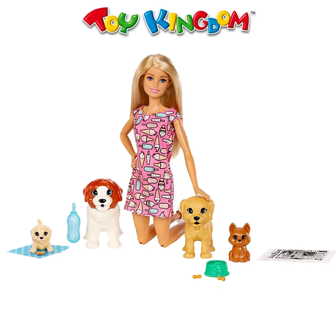 Barbie Doggy Daycare Doll \u0026 Pets for 