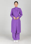 "Lavender PPE Lab Gown - Fashionable Isolation Gown"