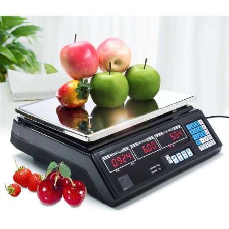 Digital Price Computing Scale (40kg) - English Button, 