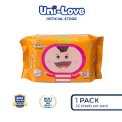 UniLove Powder Scent Baby Wipes 32's Pack of 1