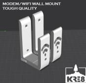 KREA8 Wifi Router Modem Mount Hanger Wall Mount for Pldt PLDT, SMART, GLOBE, CONVERGE,cablelink etc.