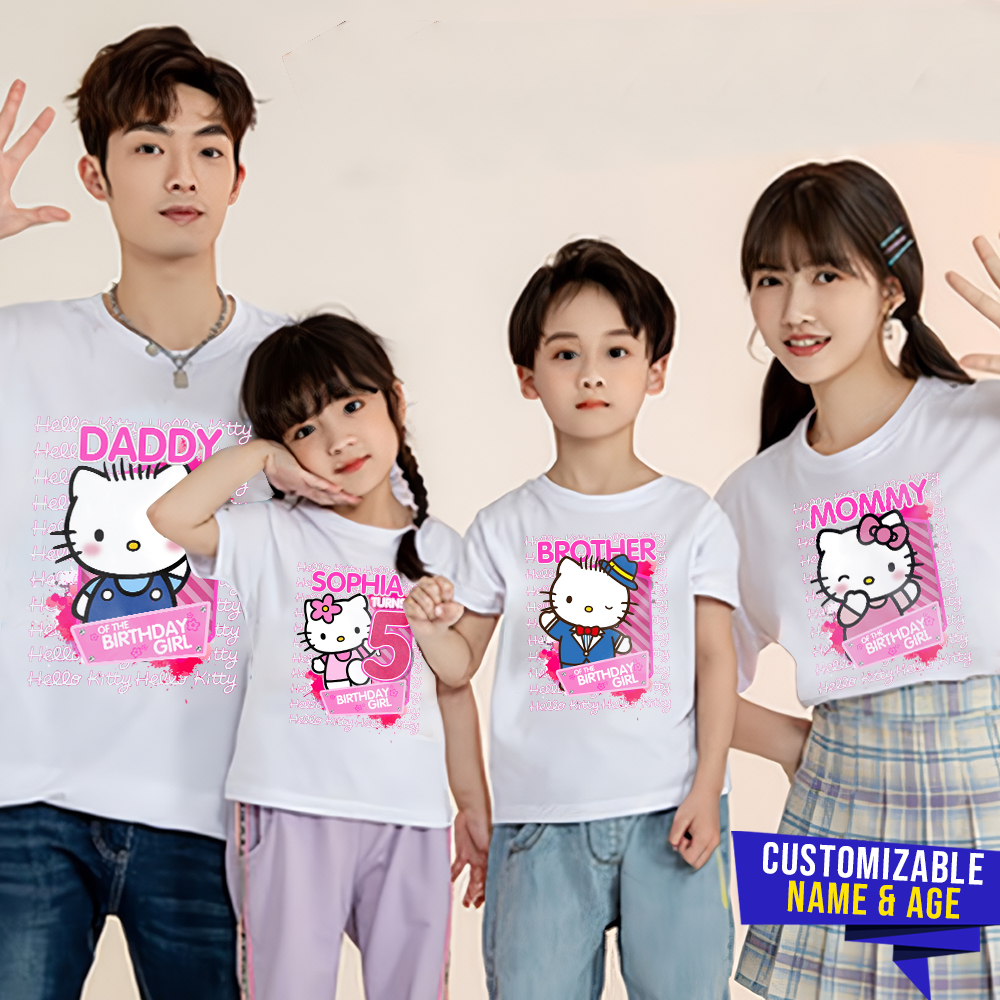 hello kitty t shirt family