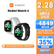 Xiaomi Redmi Watch 4: Waterproof Smartwatch with Phone Call