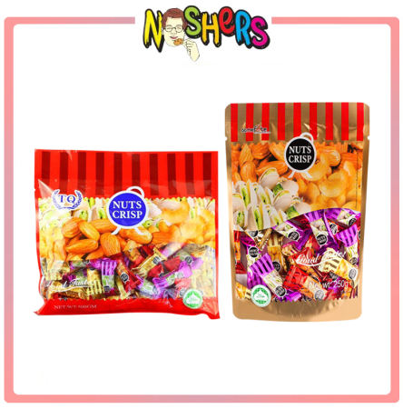 Noshers Nuts Crisp Almond Healthy Snacks 250g / 500g