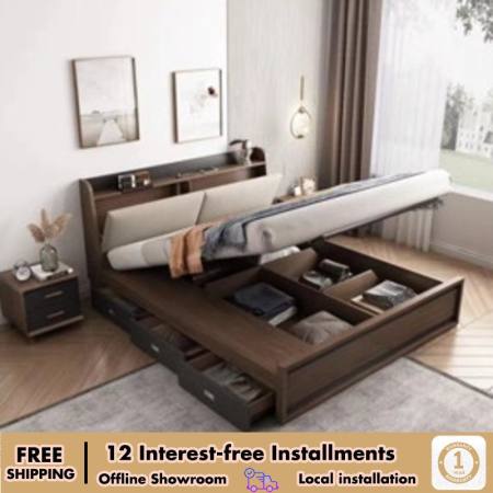 Modern Air Pressure Storage Bed for Small Apartments