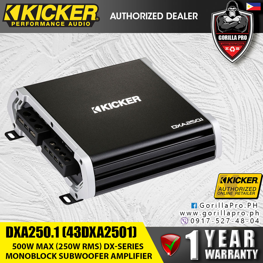 kicker subwoofer amplifier
