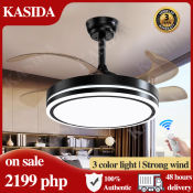 KASIDA 42" Ceiling Fan with Light and Remote Control