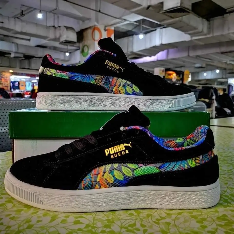 puma suede floral