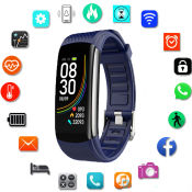 C5S Silicone Fitness Heart Rate Monitor Smart Watch 2022