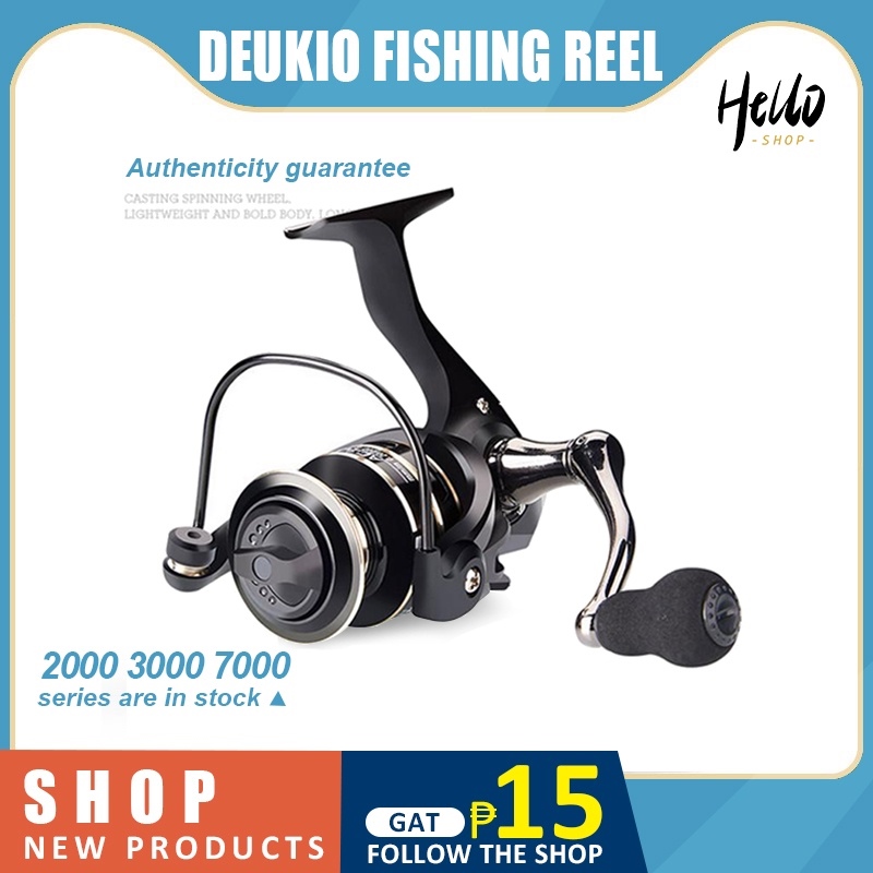 DEUKIO Fishing Spinning Reel AR 2000-5000 series with Free Line