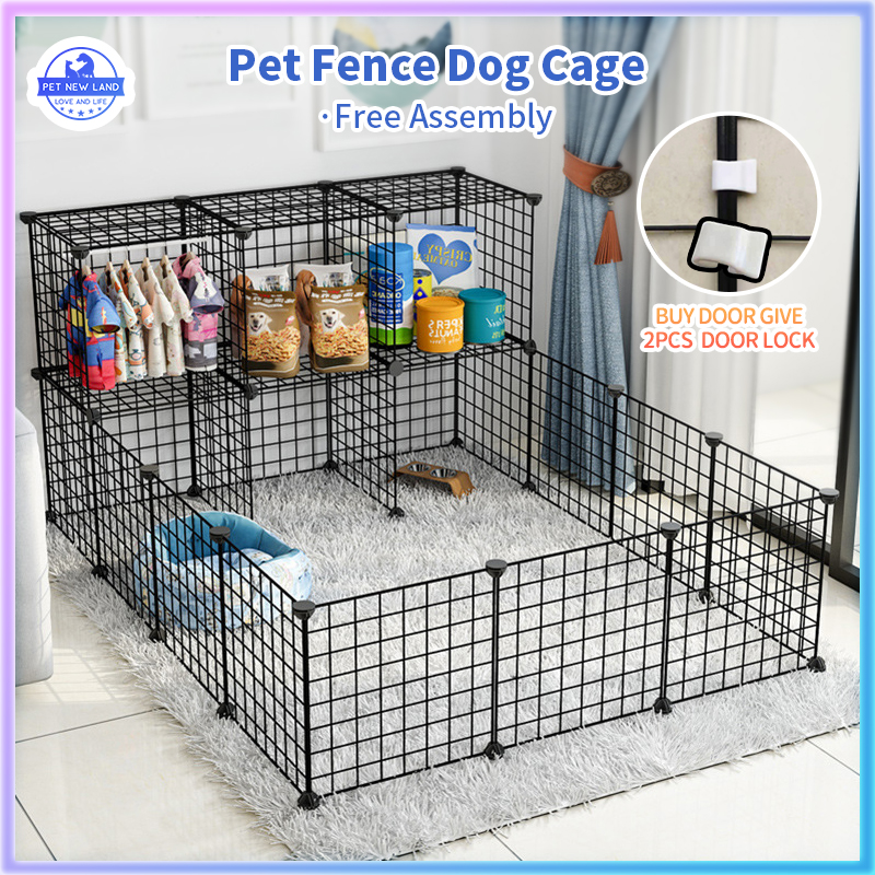 Stackable Metal Dog Cage for Indoor/Outdoor Use - Pet New Land