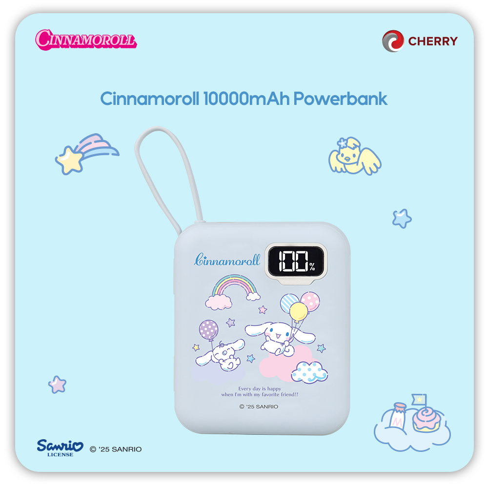 Sanrio Characters and CHERRY Powerbank 10,000mAh - Image 4