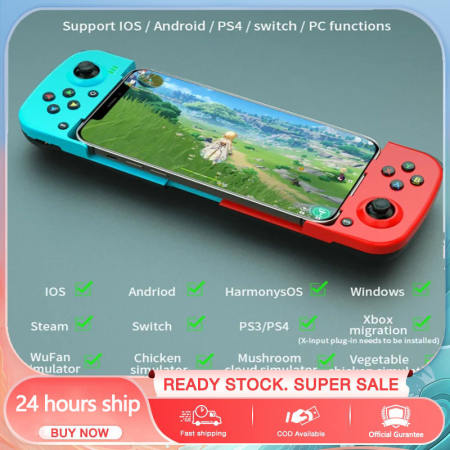 Offida Wireless Bluetooth Gamepad for Android, iOS, PC, and PS4
