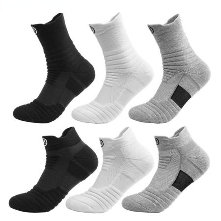 Thick Basketball Socks for Men by 