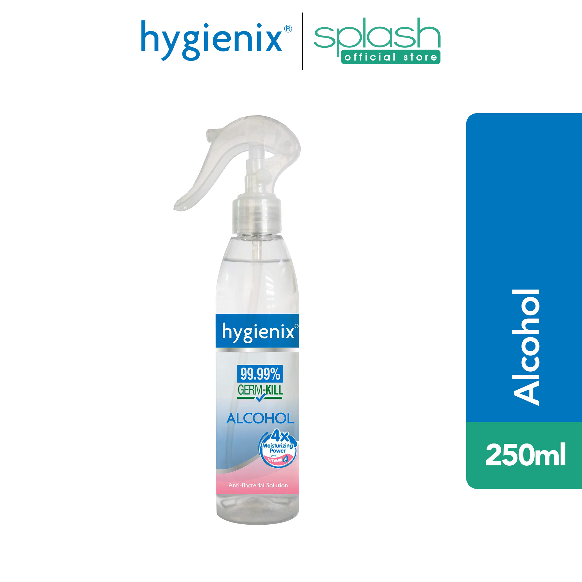 Hygienix Moisturizing Alcohol Germ Kill Spray 250ml