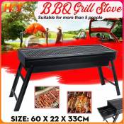 ihawan Portable Stainless Steel BBQ Grill with Utensils and Stand