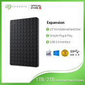 Seagate 2TB External Hard Drive with 3 Years Warranty