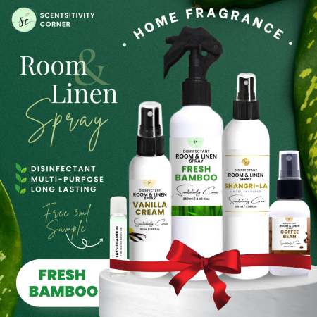 Scentsitivity Bamboo Room & Linen Spray Gift Set