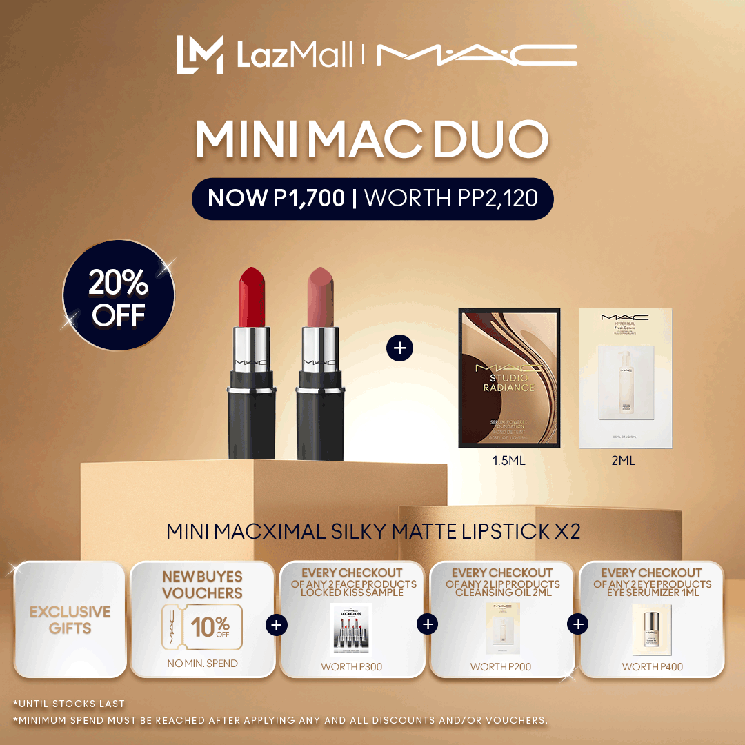 Discount on M·A·C  shoes - SKU: 【20% OFF】MAC MINI MACXIMAL Silky Matte Lipstick 1.7g x 2 • full coverage matte lipstick with 12 HR c
