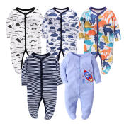 H&J Baby Frog Jumpsuit Soft Cotton Sleepwear Romper