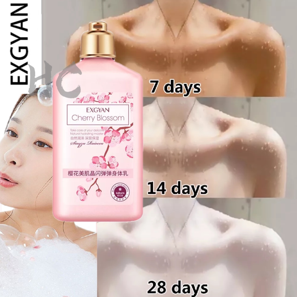 NENE【Set of 3pcs】Japan Cherry blossom Whitening Body Lotion Sakura Scent  Moisturizing Whitening Lotion 260ML | Lazada PH