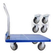 Foldable Platform Trolley For Heavy Weight Heavy Duty Push Cart 72*48cm - 150 kg Capacity