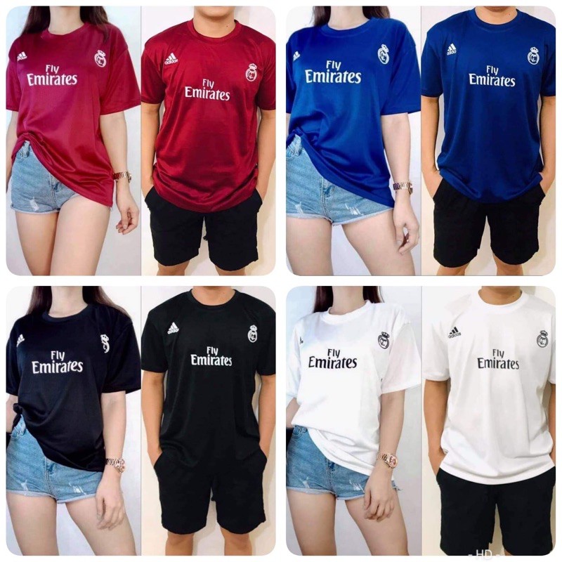 FOOTBALL JERSEY FLY EMIRATES RED BLUE 