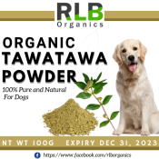 Organic Tawa Tawa Powder for Dogs - Buy 1 Get 1 Free