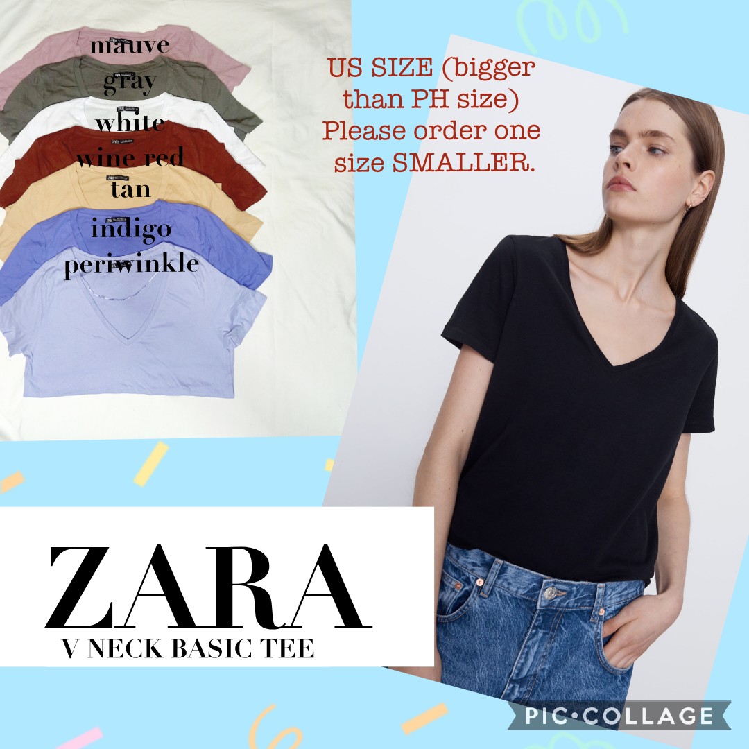 Zara Top V Neck Overruns Small to XXL 