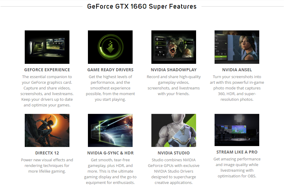 PALIT GEFORCE GTX 1660 SUPER GAMING PRO 6 GB GDDR6 PCI-EXPRESS GRAPHICS CARD GamingPro Turing GPU NE6166S018J9-1160A-1