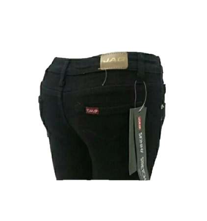 Stretchable Black Skinny Jeans for Ladies, COD Available