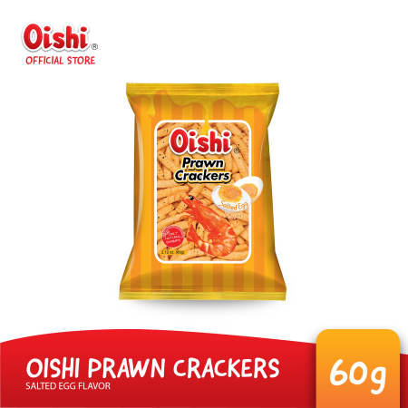 Oishi Prawn Crackers Salted Egg 60g