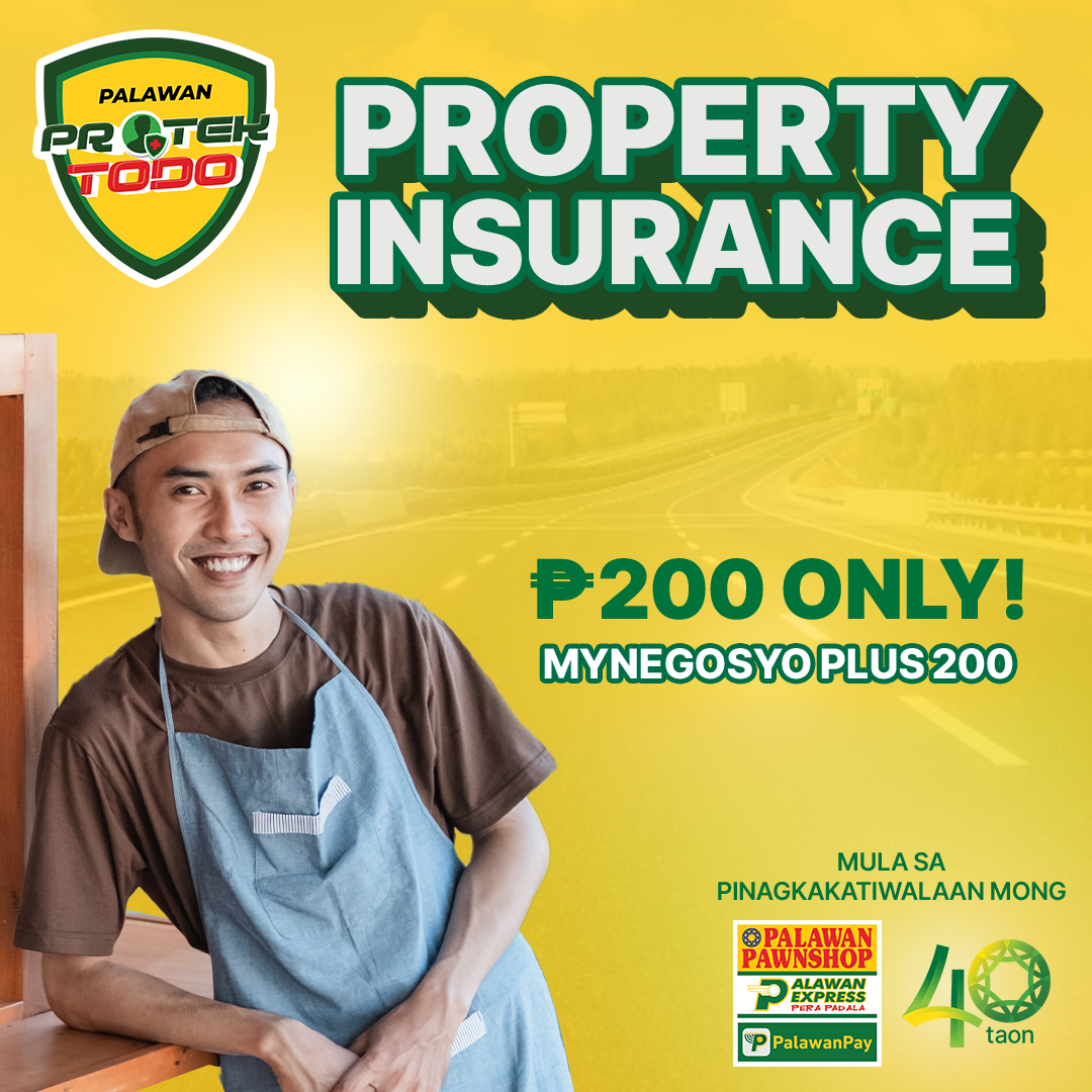 Protektodo Property Insurance - MyNegosyo Plus 200 Presyo 200 Piso*Libreng Shipping